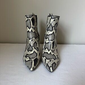 Calvin Klein Samara Snake Bootie - Size 9